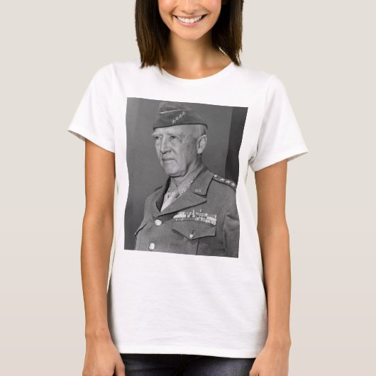 General George S Patton T-Shirt (Vorderseite)