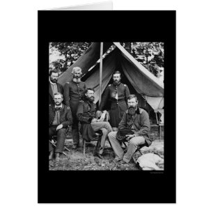 General George Stoneman & Staff auf der Messe Oaks