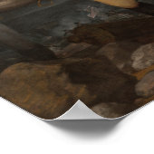 General George Washington bei Trenton Poster (Ecke)