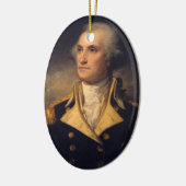 General George Washington Keramik Ornament (Links)