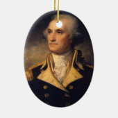 General George Washington Keramik Ornament (Hinten)