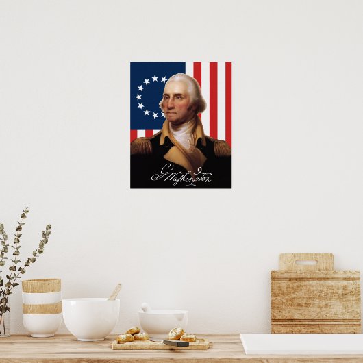General George Washington Poster (Küche)