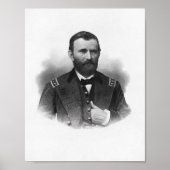 General Grant Graved Portrait Poster (Vorne)