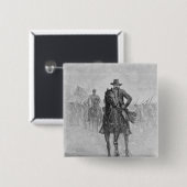 General Grant reconnoitering Button (Vorne & Hinten)