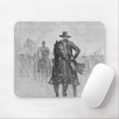 General Grant reconnoitering Mousepad (Mit Mouse)