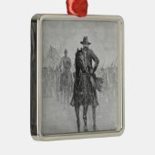 General Grant reconnoitering Silbernes Ornament (Rechts)