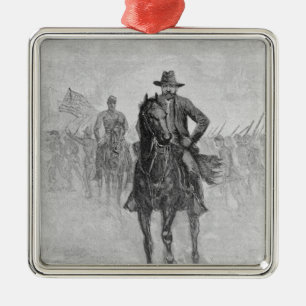 General Grant reconnoitering Silbernes Ornament