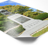 General Grant Statue, Fort Leavenworth, Kansas Fotodruck (Ecke)