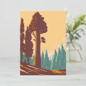 General Grant Tree Trail Dankeskarte (Stehend Vorderseite)