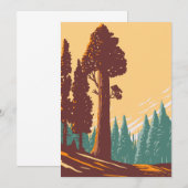 General Grant Tree Trail Dankeskarte (Vorne/Hinten)