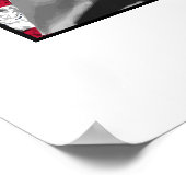 General Grant und die amerikanische Flagge Poster (Ecke)