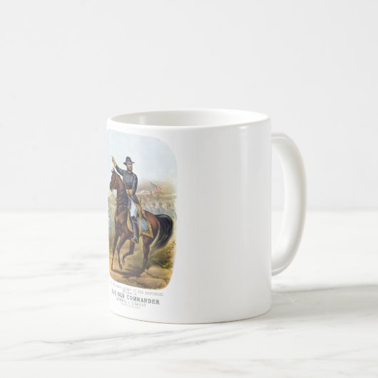 General Grant -- Unser alter Kommandant Kaffeetasse (VorderseiteRechts)
