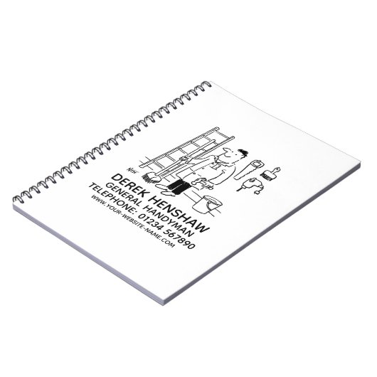 General Handyman-Notebook Notizblock (Linke Seite)