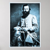 General J.E.B. Stuart Ziviler Kriegsheld Poster (Vorne)