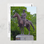 General James B. McPherson Statue Postkarte (Vorne/Hinten)
