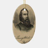 General James Longstreet Keramik Ornament (Rechts)