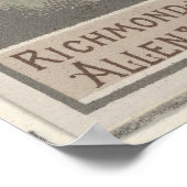 General James Longstreet Poster (Ecke)