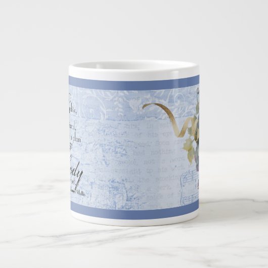 General James Mattis "Sei höflich..." w/Floral Akz Jumbo-Tasse (Vorderseite)