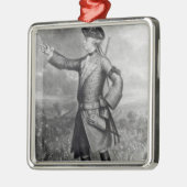 General James Wolfe Silbernes Ornament (Links)