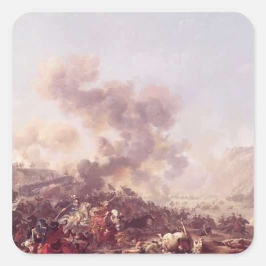 General Jean Andoche Junot (1771-1813) Duc d'Abran Quadratischer Aufkleber (Vorderseite)