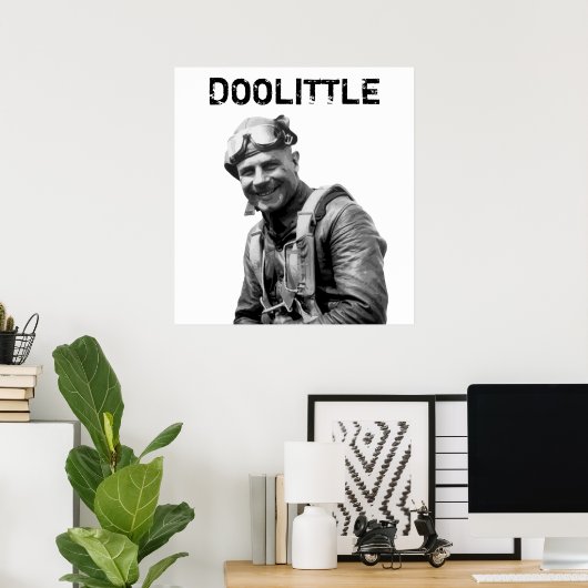 General Jimmy Doolittle — WW2 Hero Poster (Heimbüro)
