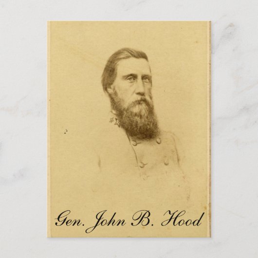 General John Bell Hood Postkarte (Vorderseite)