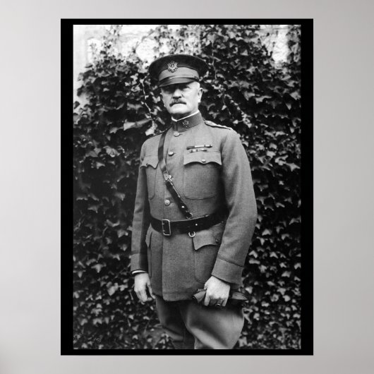 General John J. Pershing. Allgemeines Bild des Kri Poster (Vorne)