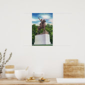 General John Stark Statue View Poster (Küche)