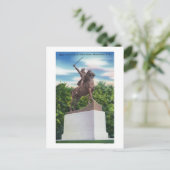 General John Stark Statue View Postkarte (Stehend Vorderseite)