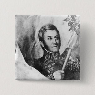 General Jose de San Martin Button