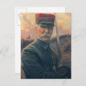 General Joseph Gallieni Postkarte (Vorne/Hinten)