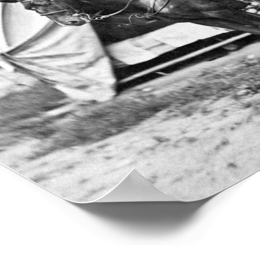 General Joseph Hooker über Pferseback Poster (Ecke)