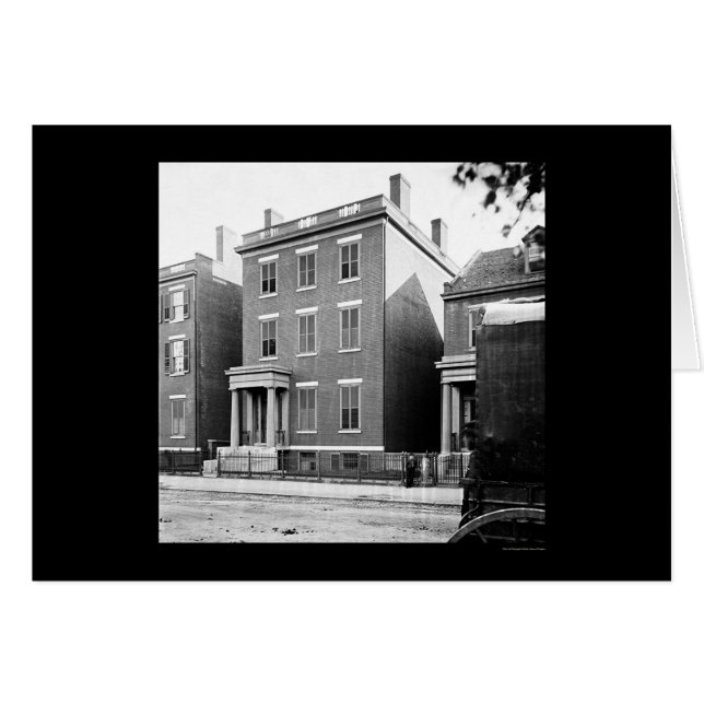 General Lees Wohnsitz in Richmond, VA 1865 (Vorderseite (Horizontal))
