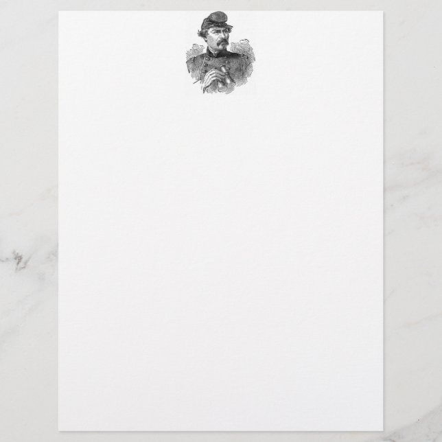 General Letter Head des zivilen Krieges (Vorderseite)