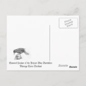 General Lupine des Pepperbox-Bataillons Postkarte (Rückseite)