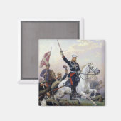 General M.D. Skobelev in der russisch-türkischen Magnet (Vorderseite/Rückseite)