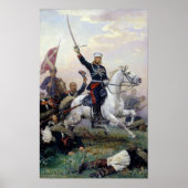 General M.D. Skobelev in der russisch-türkischen Poster (Vorne)