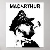 General MacArthur — Amerikanischer Kriegsheld Poster (Vorne)