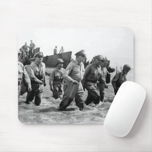 General MacArthur Returns Mousepad (Mit Mouse)