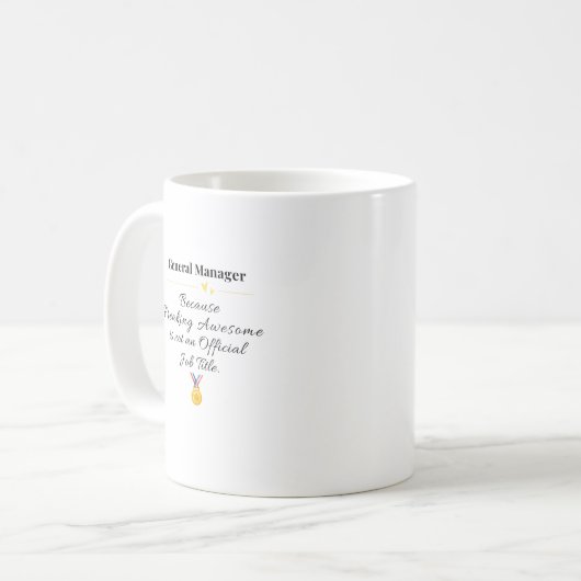 General Manager Kaffeetasse (Vorderseite Links)