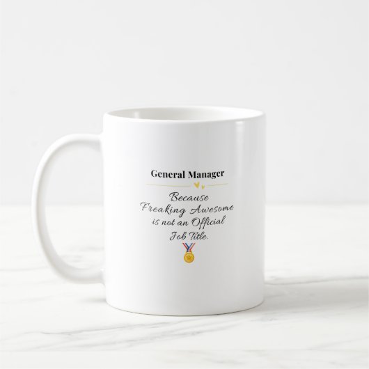 General Manager Kaffeetasse (Links)