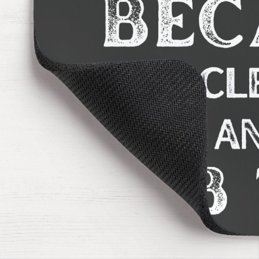 General Manager, weil Miracle Worker keine Mousepad (Ecke)