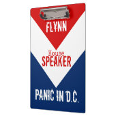 General Mike Flynn Lautsprecher der House Panik in Klemmbrett (Links)