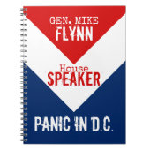 General Mike Flynn Lautsprecher der House Panik in Notizblock (Vorderseite)