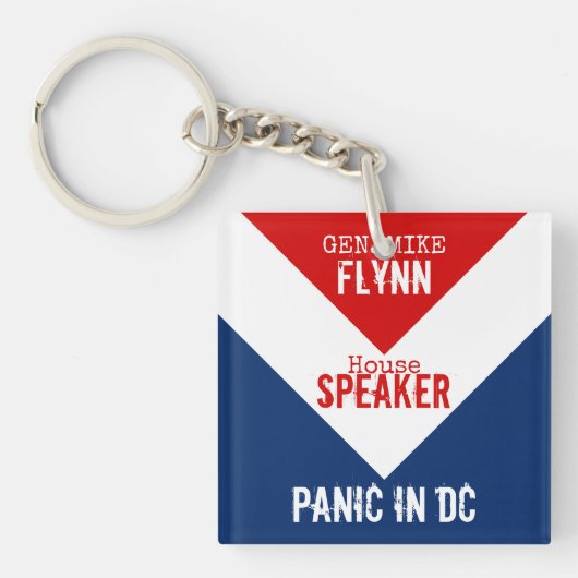 General Mike Flynn Lautsprecher der House Panik in Schlüsselanhänger (Vorderseite)