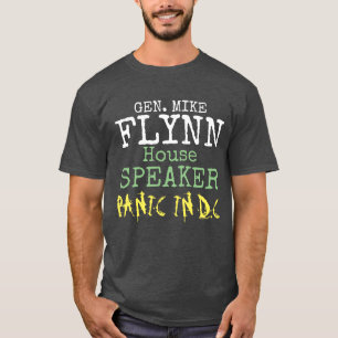 General Mike Flynn Lautsprecher der House Panik in T-Shirt