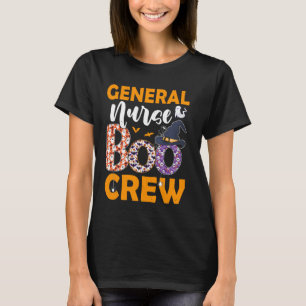 General Nurse Boo Crew Spooky Boo Ghost Halloween T-Shirt