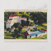 General Oglethorpe Hotel Golf Club Wilmington Isl Postkarte (Vorderseite)