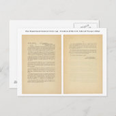 General Order 143 Kolored troops des Kriegsministe Postkarte (Vorne/Hinten)