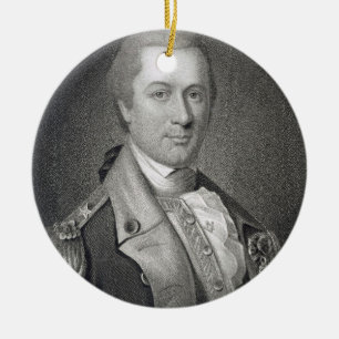 General Otho Holland Williams (1749-94) gravierte Keramik Ornament